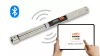 Цифровой динамометрический и угловой ключ с поддержкой Bluetooth®, памятью и прямоугольной сменной головкой TAWMB24800