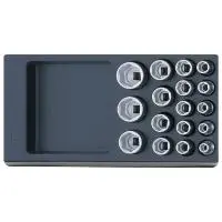 Набор торцовых головок 1/2" в пластиковом вкладыше, STAHLWILLE, 96838112, ES 52/17