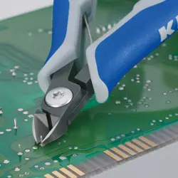 Прецизионные кусачки боковые для электроники вороненые 125 mm (арт. KN-7962125)