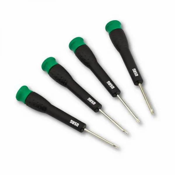 Набор из 4 прецизионных отверток для винтов TORX® 341 SH4TX U03410017