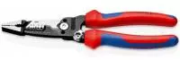 Клещи электромонтажные, 7-в-1, зачистка: 10 - 20 AWG, L-200 мм, 2К ручки KNIPEX 13 72 8 KN-13728