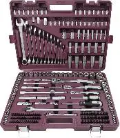 TS217 Набор инструмента универсальный 1/4", 3/8", 1/2"DR, 217 предметов