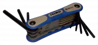 Футляр с шестигранными ключами, 8 шт., TR9-TR40
