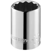E117060 EXPERT 1/2" 12-точечные розетки - метрические