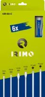 Набор шлицевых отвёрток 3, 4, 5,5, 6,5; 6 шт.; Pz1-Pz2