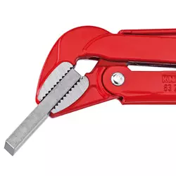 Клещи трубные угловые 45° с красным порошковым покрытием 430 mm