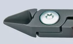 Кусачки боковые для электроники вороненые 125 mm (KN-7552125, KN-7552125)