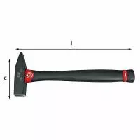 Молотки для механических работ с рукояткой из графита 382 F U03820108