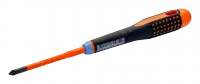 Изолированные отвертки ERGO™ под комбинированные винты со шлицем и Pozidriv с тонким стержнем. Под комбинированные винты Шлиц/Pozidriv BE-8720SL