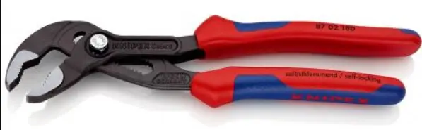 Высокотехнологичные сантехнические клещи Cobra®, 180 мм, в блистере Knipex KN-8702180SB