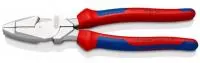 Плоскогубцы электромонтажные Lineman's Pliers L-240 мм, хром, 2К ручки KNIPEX 09 05 240 KN-0905240