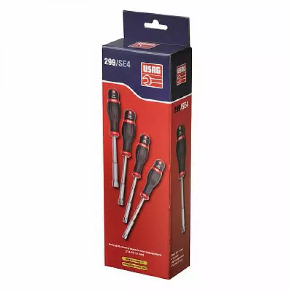 Комплект из 4 торцевых ключей с ручкой 299 SE4 U02990200