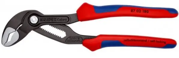 Высокотехнологичные сантехнические клещи Cobra®, 180 мм, в блистере Knipex KN-8702180SB