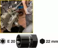 HAZET 2871-E20, Brake Calliper TORX® Socket