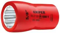 Сменные головки к торцевому ключу для винтов с шестигранной головкой Knipex KN-9837_x / KN-9847_x