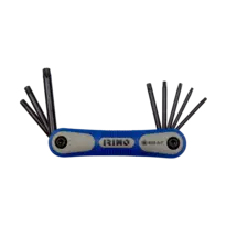 Футляр с шестигранными Г-образными ключами Torx, 8 шт., T9-T40