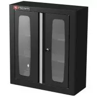 JLS SINGLE TOP UNIT GLAZED DOORS BLACK Facom JLS2-MHSPVBS