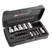 SOCKETS BITS SET TORX E6-20 TX10-40 Facom RSX.19BPB
