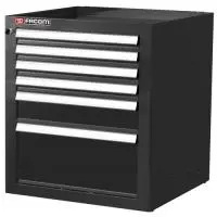 JLS LOW UNIT 6 DRAWERS BLACK Facom JLS2-MBS6TBS