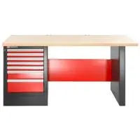 WORKBENCH 2.2M WOOD 7 DRAWERS HIGH Facom JLS2-2MW7DH
