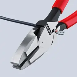 Плоскогубцы электромонтера черненые, 240 mm (арт. KN-0911240)