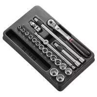 3/8' SOCKET MOD 6PT MM JL.171 20PC Facom MOD.JL171-36