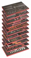 Универсальный набор инструментов с 11 поролоновыми вставками — 758 шт FF1BSET-MONSTER