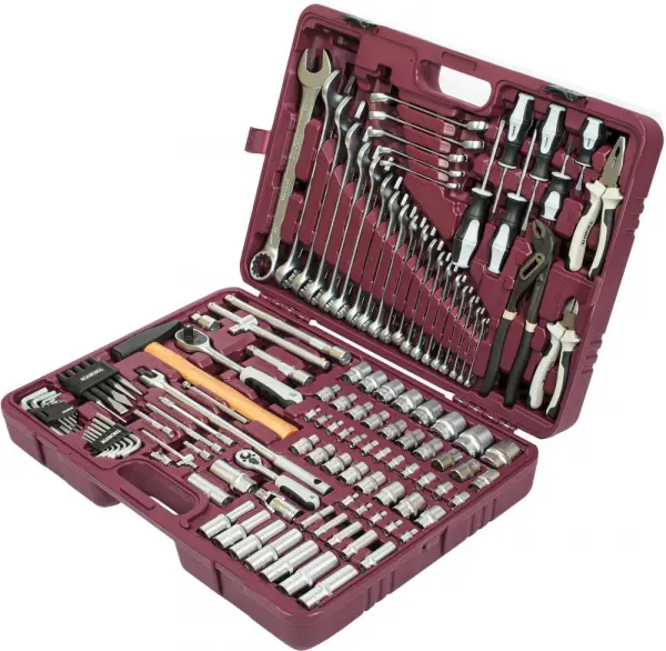 UTS0127 Набор инструмента универсальный 1/4", 1/2"DR, 127 предметов