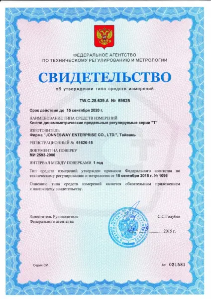 T06150 Ключ динамометрический 1/2"DR со шкалой, 40-200 Нм