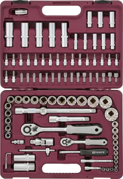 UTS0094MP Набор инструмента универсальный 1/4", 1/2"DR с головками торцевыми MultiProf, 94 предмета