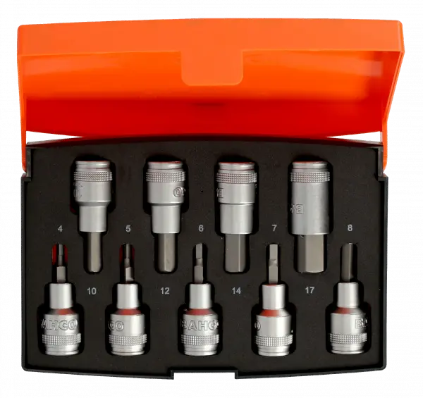 1/2"Наборпятигранных торцевых головок для ручного тормоза BBR202P4