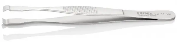 Пинцет позиционный, 145 мм, гладкие прямые губки KNIPEX 92 11 02 KN-921102