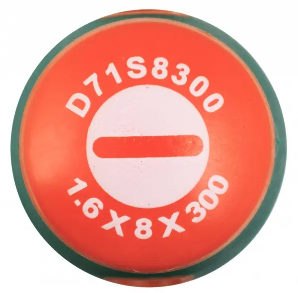 D71S8300 Отвертка стержневая шлицевая ANTI-SLIP GRIP, SL8.0х300 мм