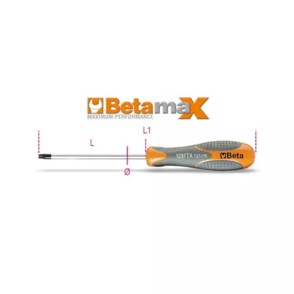 ключи штырьковые шестигранные  с рукояткой для винтов со шлицом Torx®