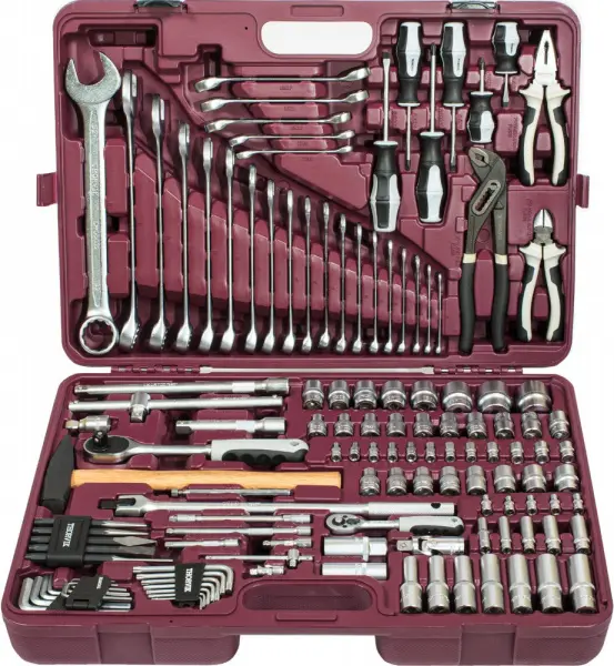 UTS0127 Набор инструмента универсальный 1/4", 1/2"DR, 127 предметов
