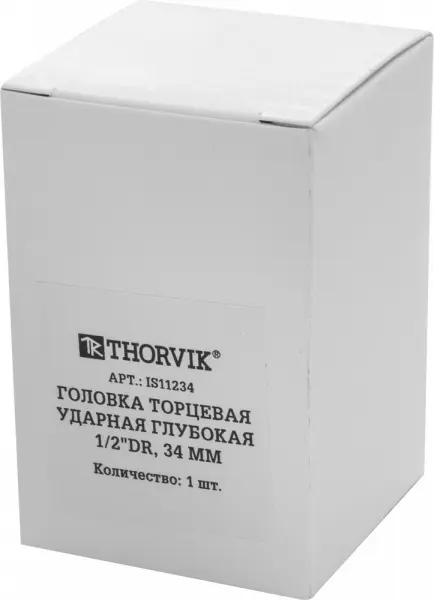 IS11234 Головка торцевая ударная глубокая 1/2"DR, 34 мм