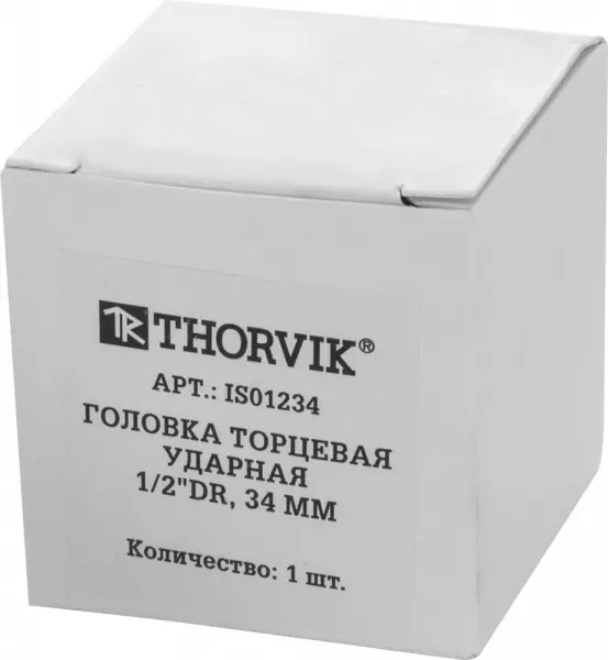 IS01234 Головка торцевая ударная 1/2"DR, 34 мм