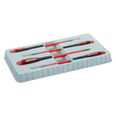 Набор изолированных отверток ERGO™ с тонким стержнем , 4 штуки. Под винты TORX® BE-9880SL
