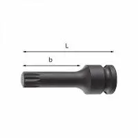 Головки ключей XZN для ступицы заднего колеса – AUDI/VW/SEAT/SKODA - IMPACT 233 1/2 MXZN U02332182