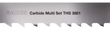 Улучшенная хонингованная твёрдосплавная ленточная пила 3881 Carbide Multi Set THS