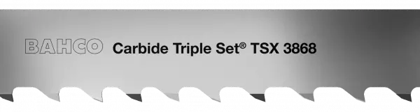 Универсальная твёрдосплавная ленточная пила 3868 Carbide Triple Set® TSX
